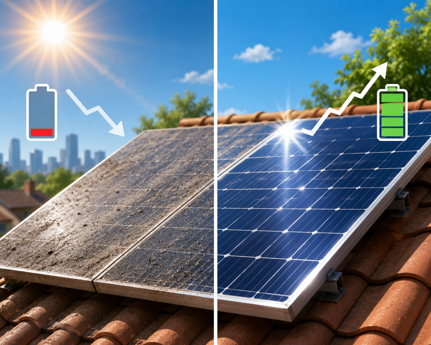 How Dirty Solar Panels Affect Efficiency
